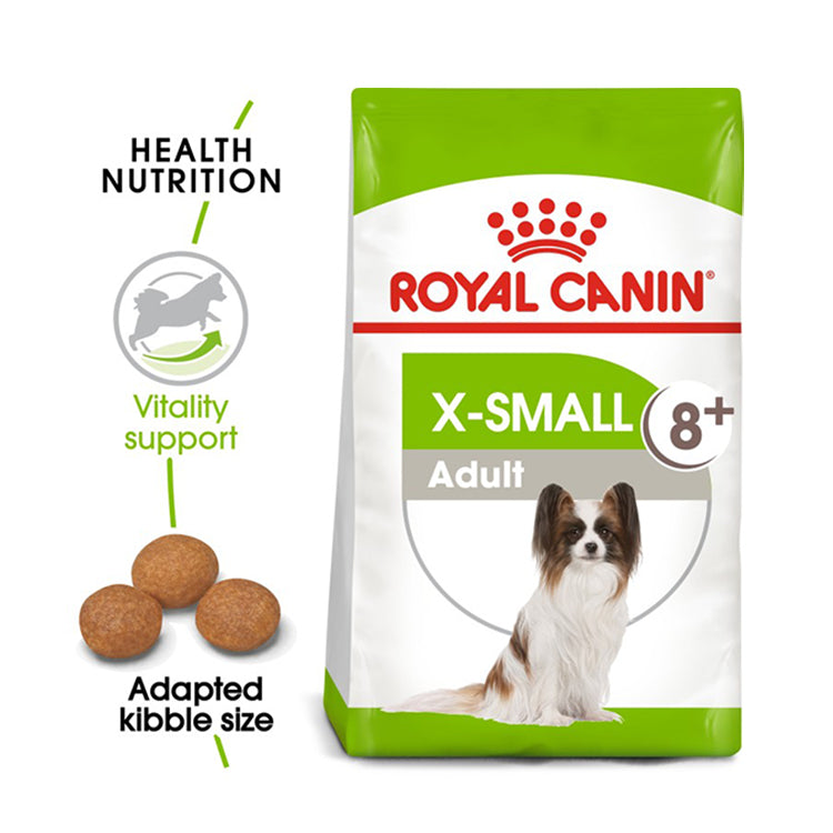 Royal Canin Size Health Nutrition XS Adult Senior 1or .5 KG