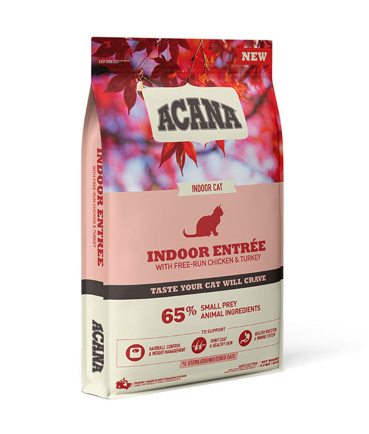 Acana Indoor Entree All Cat Types Dry Food for 4.5Kg