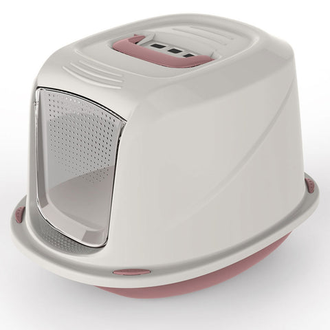 Georplast Galaxy Pink Deluxe Cat Litter Box