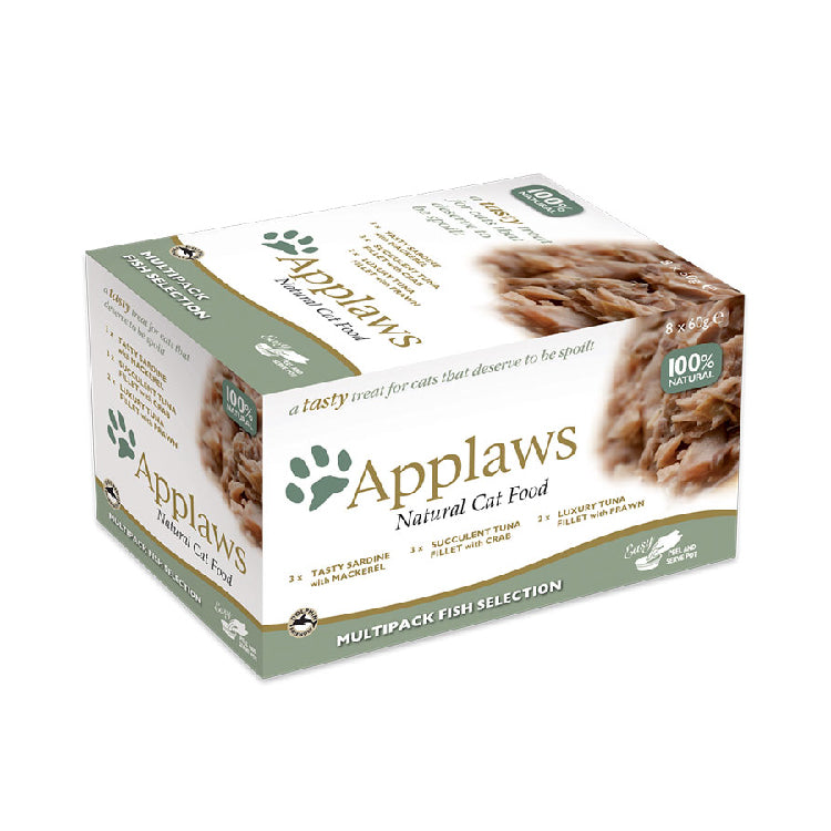 Applaws Cat Multipack Natural Fish Selection 8 x 60gr Pot