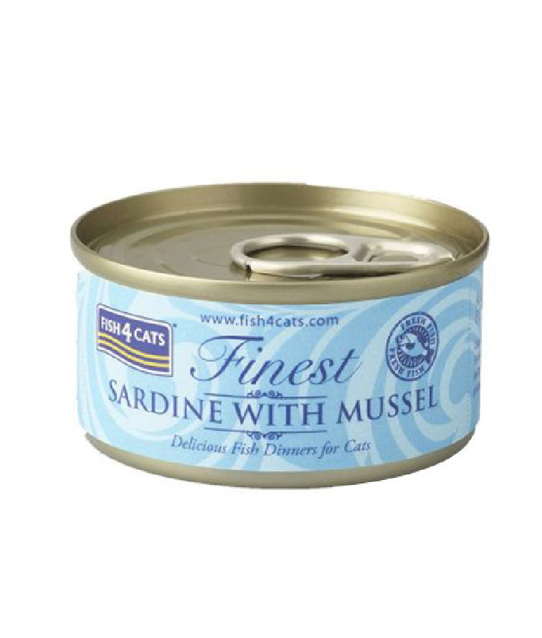 Fish4Cats Sardine with Mussel Wet Food