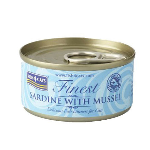 Fish4Cats Sardine with Mussel Wet Food