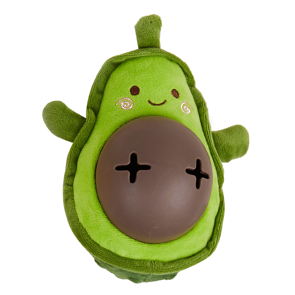 Fofos - Cute Avocado Treat Dispensing Dog Toy