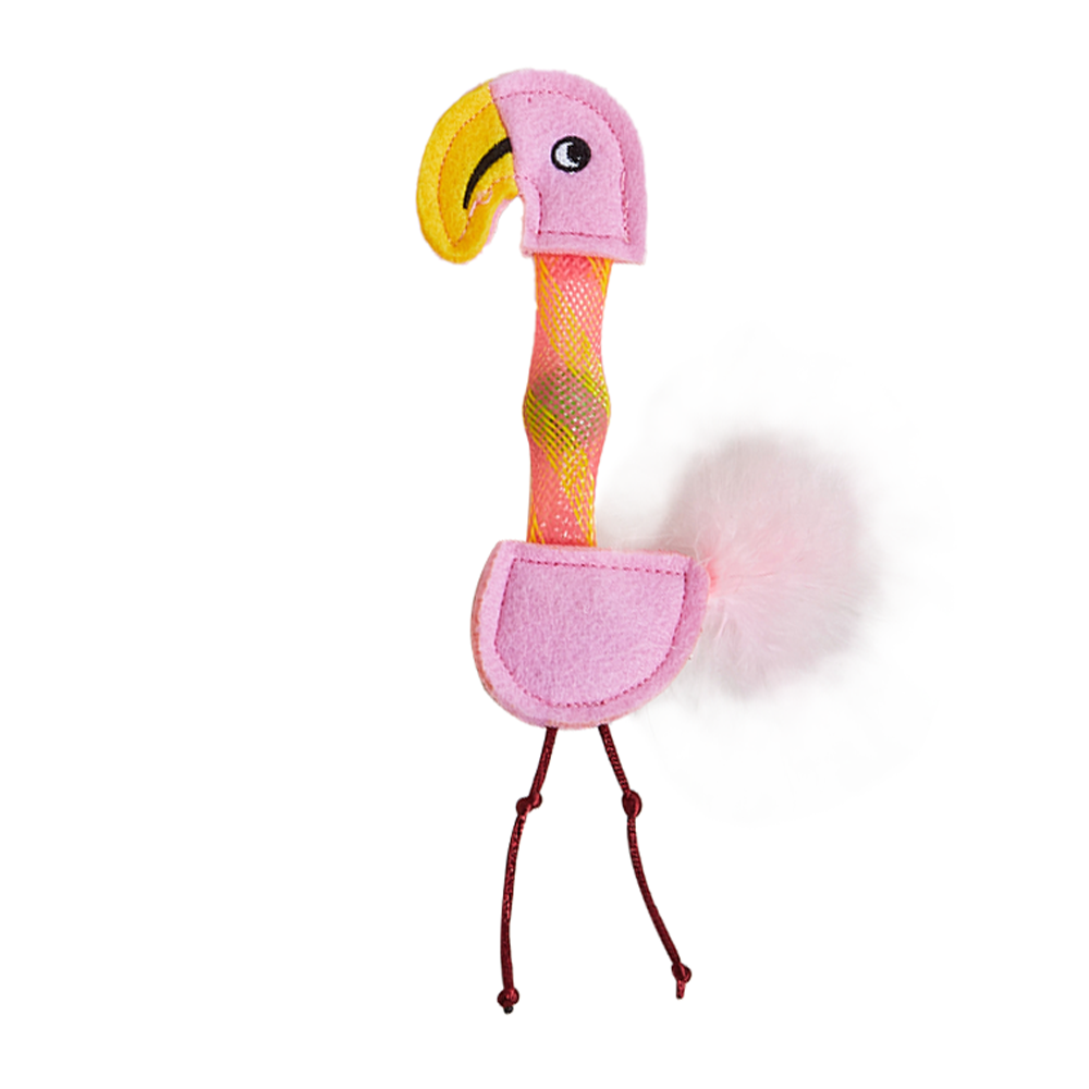 Fofos - Flick Tube Flamingo Cat Toy