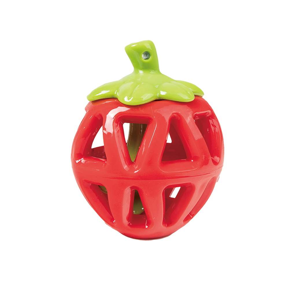 Fofos - Fruity Bites Strawberry Treat Dispensing Dog Toy