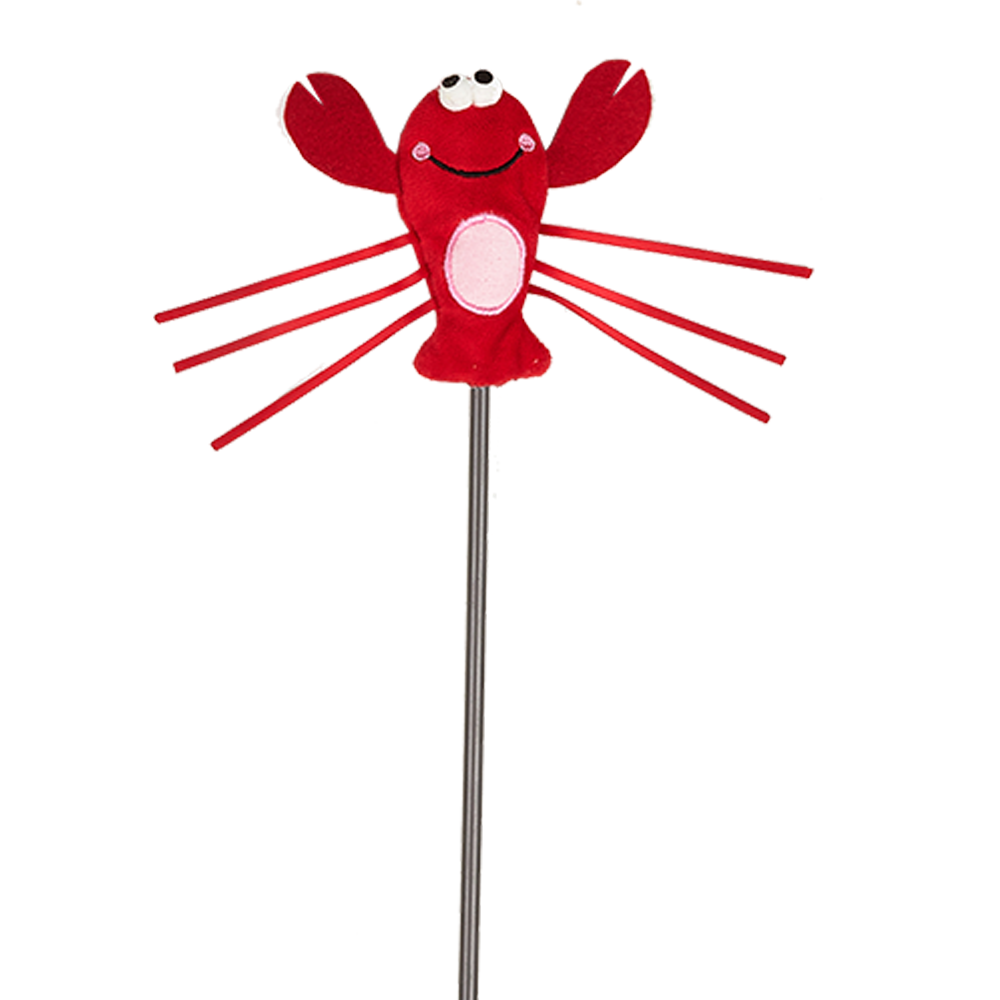 Fofos - Moving Lobster Cat Wand - Cat Toy