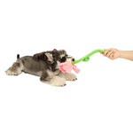 Fofos - Pink Flower Crinkle Rope Dog Toy