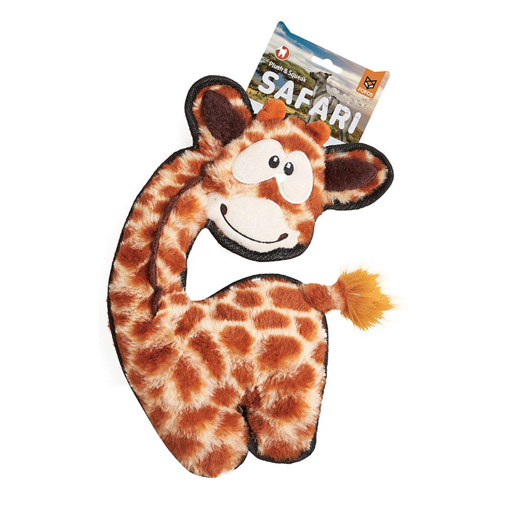 Fofos - Safari Line Giraffe for All Size Dog Toy