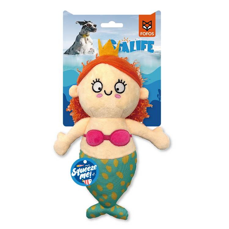 Fofos - Sealife Mermaid for All Dog Sizes Toy