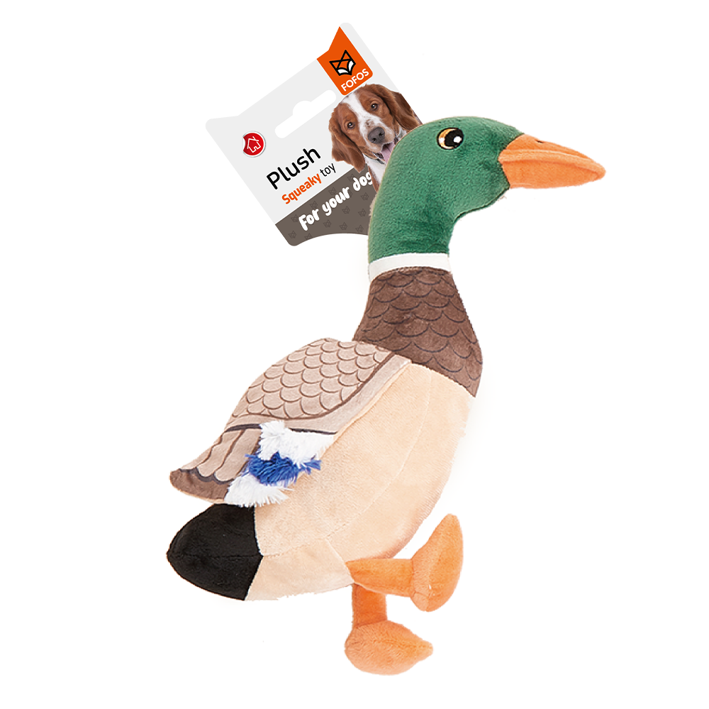 Fofos - Wild Duck Plush Dog Toy for All Dogs Sizes