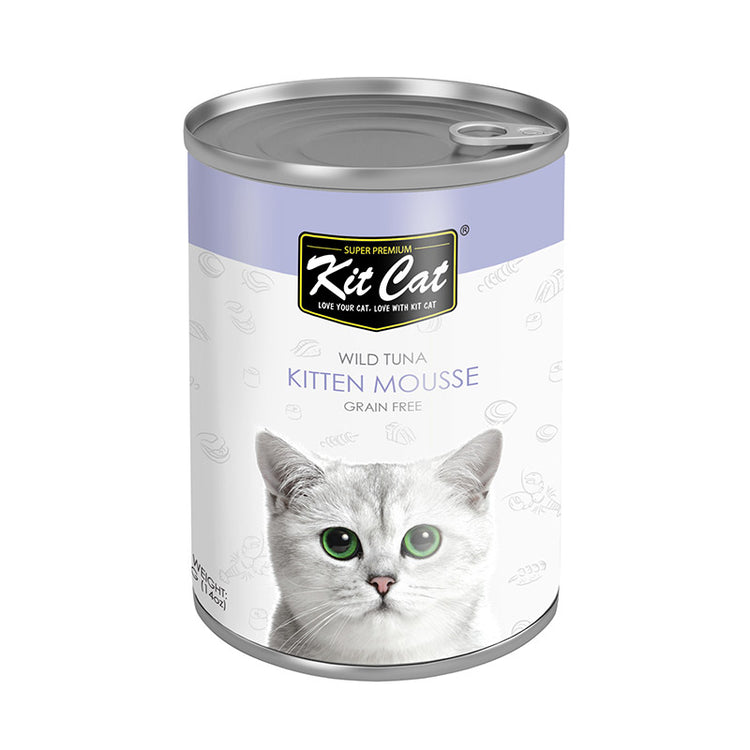 Kit Cat Wild Tuna Kitten Mousse Canned Cat Food