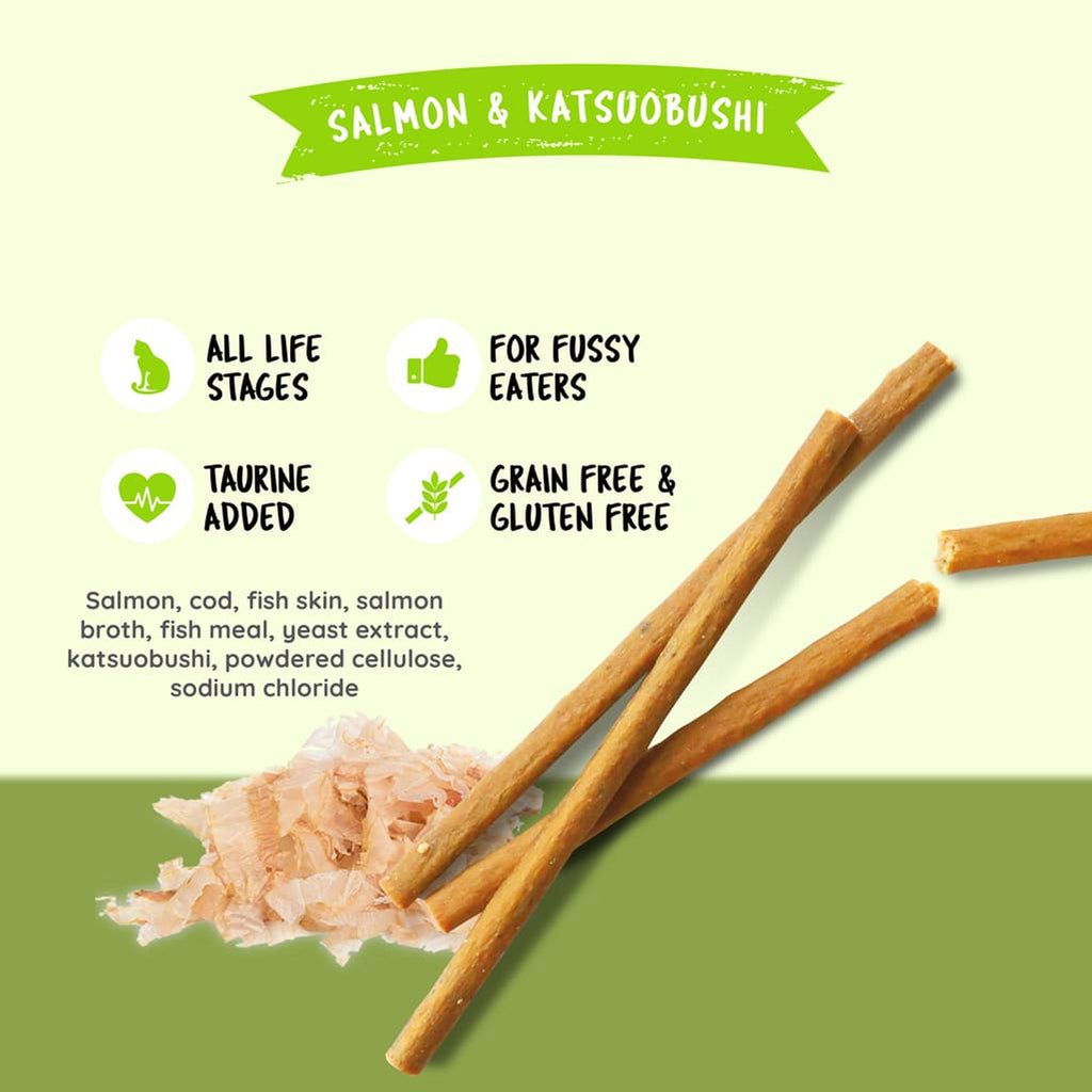 Kit Cat Grain Free Cat Stick Salmon & Katsuobushi 15g