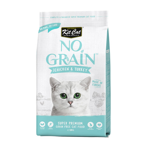 Kit Cat No Grain With Chicken And Turkey - 10Kg