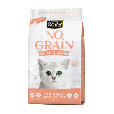 Kit Cat No Grain Chicken And Salmon - 1Kg