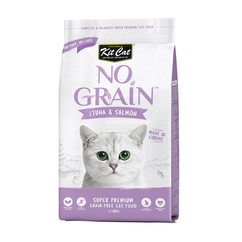 Kit Cat Dry Food No Grain With Tuna And Salmon for 1Kg
