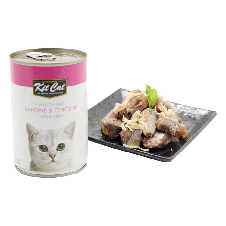 Kit Cat Wild Caught Sardine & Chicken