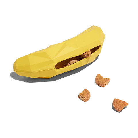 Zee.Dog - Super Banana Treat Dispensing Dog Toy