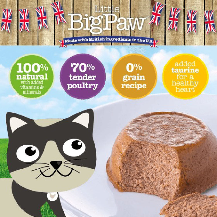 Little Big Paw Gourmet Tender Chicken Mousse Wet Cat Food 85g