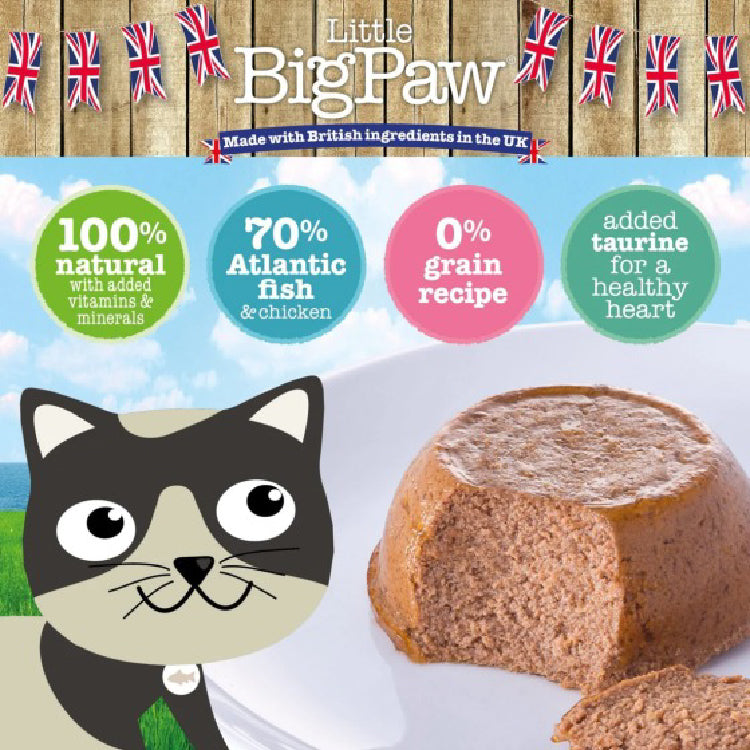 Little Big Paw Gourmet Atlantic Tuna Mousse Wet Cat Food 85g