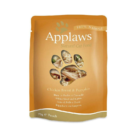 Applaws Natural Chicken with Pumpkin Cat Wet Food for 70gr Pouch