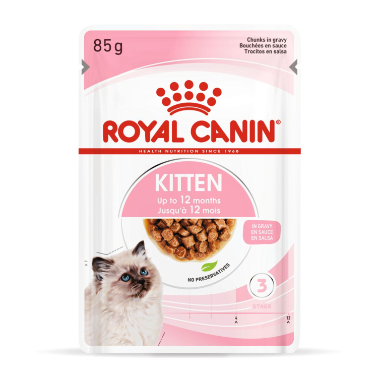 Royal Canin Feline Health Nutrition Kitten Gravy WET FOOD