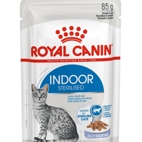 Royal Canin Feline Nutrition Indoor Sterialized (WET FOOD) 12 x 85g