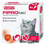 Fiprotec Anti Fleas & Ticks for Cats - 4 Pipettes