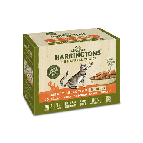 Harringtons Meat in Jelly Wet Cat Food Multipack