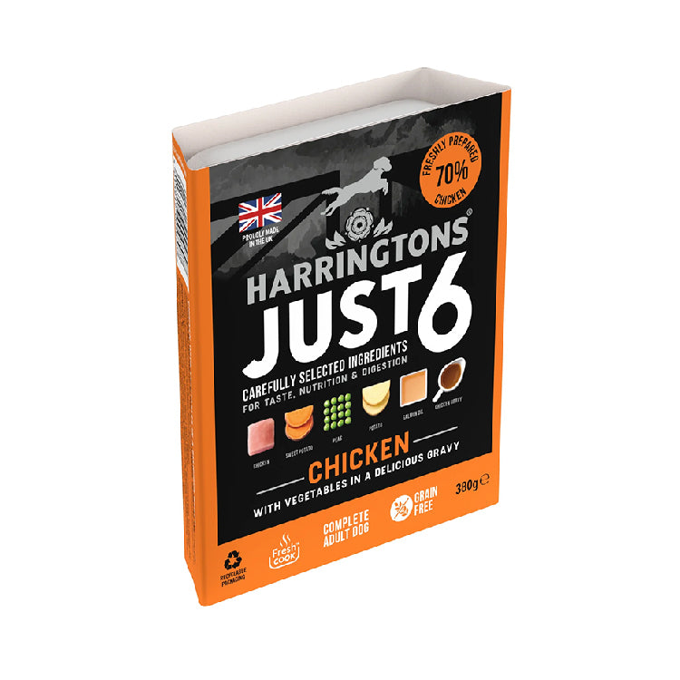 Harringtons Just 6 Chicken Grain Free Wet Dog Food