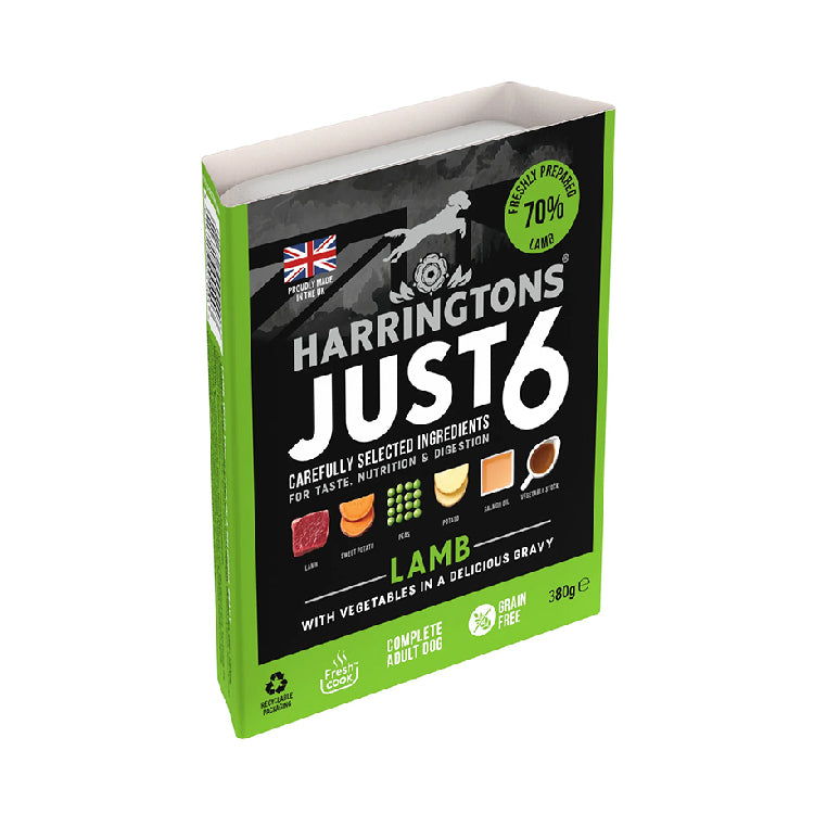 Harringtons Just 6 Lamb Grain Free Wet Dog Food