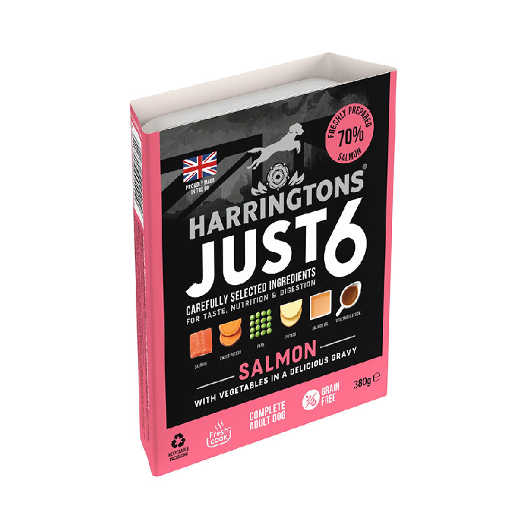 Harringtons Just 6 Salmon Grain Free Wet Dog Food