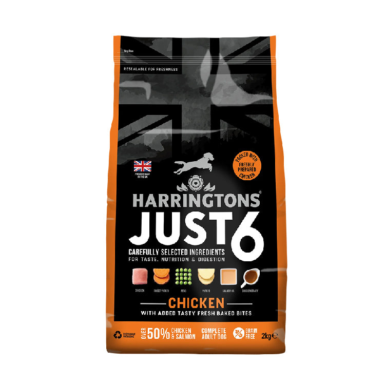 Harringtons Just 6 Chicken Grain Free Dry Dog Food