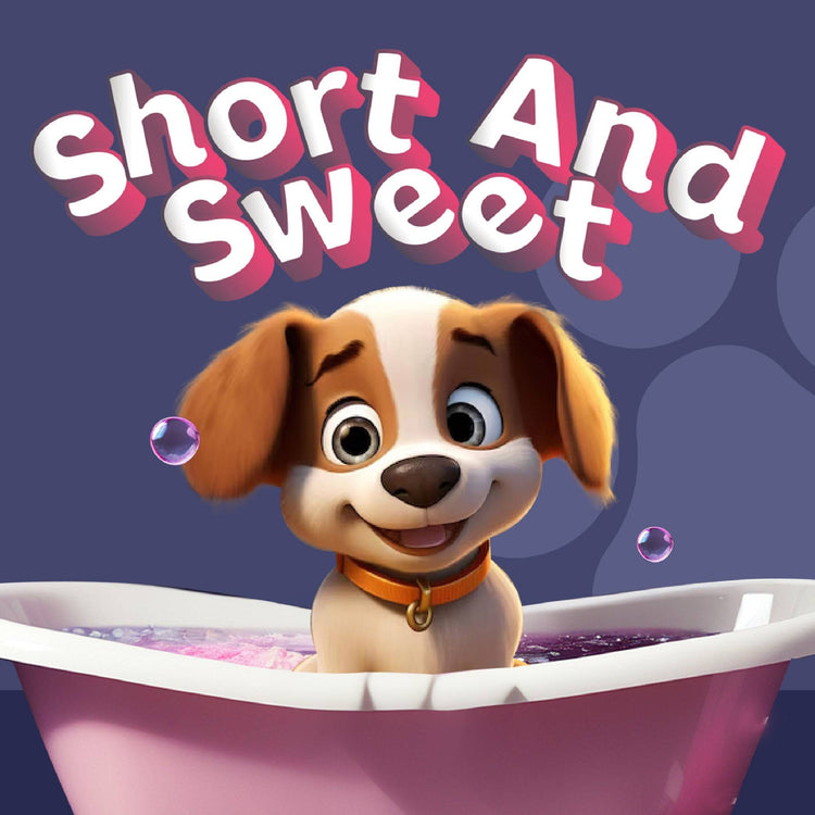 Glimmer Paws dog short and sweet Grooming by Pet Planet