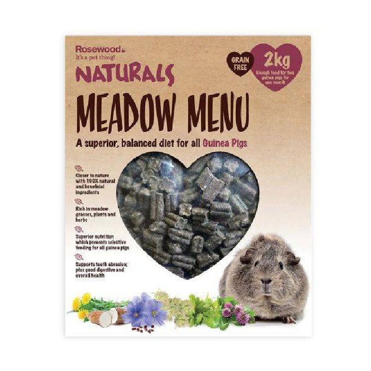 Rosewood Naturals Meadow Menu Guinea Pig Food 2kg