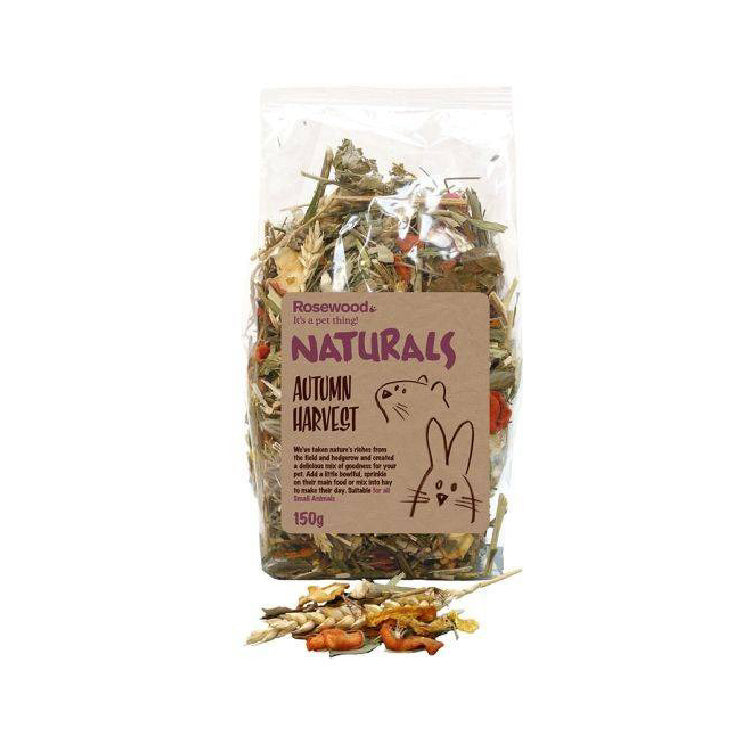 Rosewood Naturals Autumn Harvest Small Animal Treats 150g