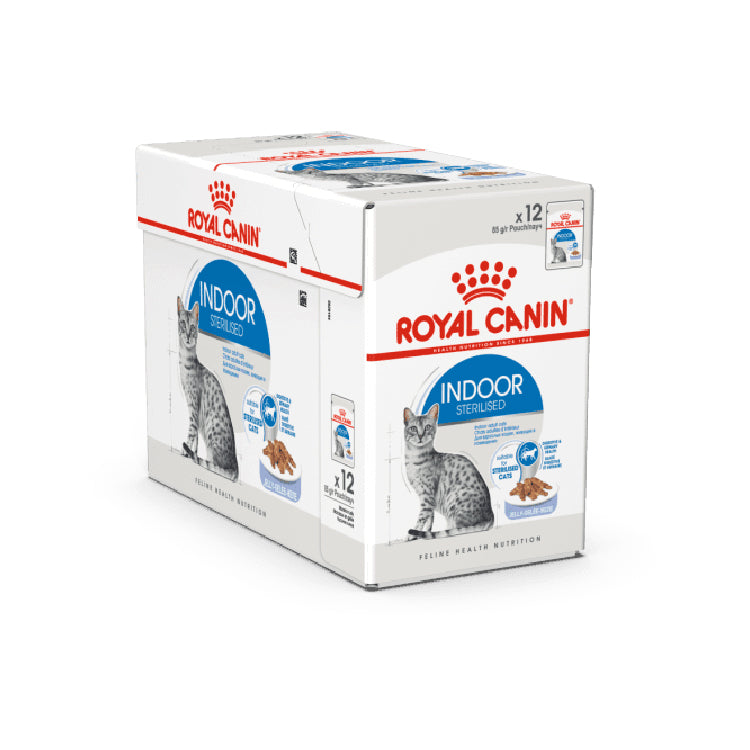 Royal Canin Feline Nutrition Indoor Sterialized (WET FOOD) 12 x 85g