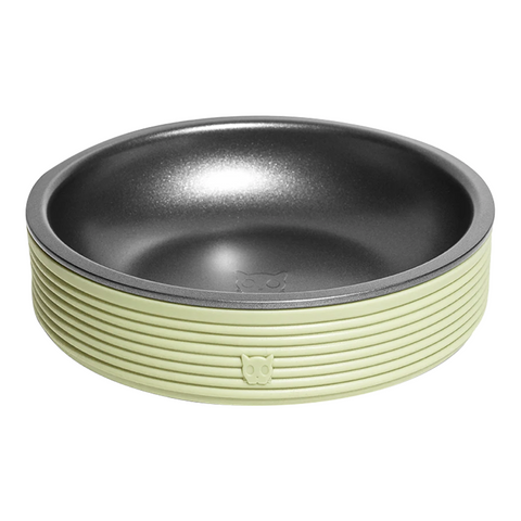 Zee.Cat Duo Bowl Olive -Coolest Design Cat Bowl